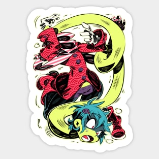 Rokurokubi girl Sticker